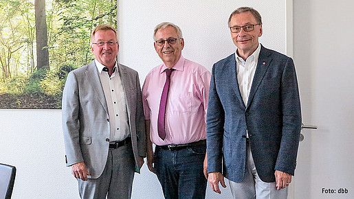 Pflegebeauftragter der Bundesregierung, Andreas Westerfellhaus (l.), mit dbb bundesseniorenvertretung