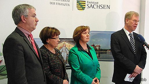 Bei der sächsischen Staatsregierung