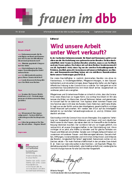 Ausgabe Nr. 05, September/Oktober 2020