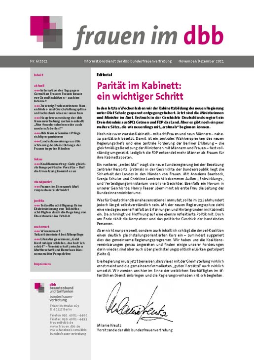 Ausgabe Nr. 06, November/Dezember 2021